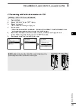 Предварительный просмотр 41 страницы Icom ID-50A Basic Manual