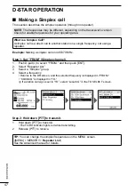 Preview for 60 page of Icom ID-50A Basic Manual