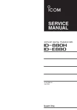 Icom ID-880H Service Manual preview