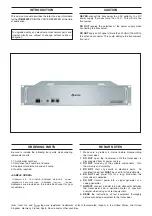 Preview for 2 page of Icom ID-RP4000V Service Manual