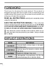 Предварительный просмотр 2 страницы Icom iDAS IC-F3103D Instruction Manual