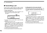 Предварительный просмотр 22 страницы Icom IF1721/D Instruction Manual