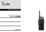 Icom iF29DR Instruction Manual preview