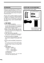 Preview for 4 page of Icom iFR5000 Instruction Manual