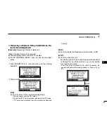 Предварительный просмотр 63 страницы Icom IM323 Instruction Manual