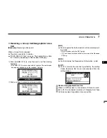 Предварительный просмотр 65 страницы Icom IM323 Instruction Manual