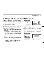 Preview for 77 page of Icom IM323 Instruction Manual