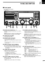 Предварительный просмотр 5 страницы Icom iM710 Instruction Manual