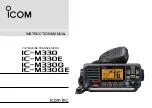 Icom M-330GE Instruction Manual preview