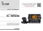 Предварительный просмотр 1 страницы Icom M506 31 Instruction Manual