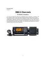 Preview for 1 page of Icom M802 User Manual