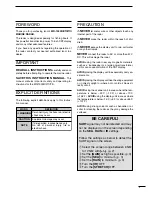 Предварительный просмотр 3 страницы Icom MR-1000TIII Instruction Manual