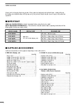 Preview for 2 page of Icom MR-1220 Series Instruction Manual