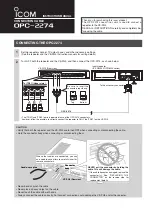 Icom OPC-2274 Instruction Manual preview