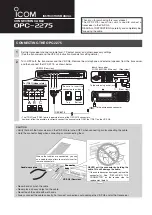 Icom OPC-2275 Instruction Manual preview