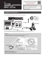 Icom OPC-2276 Instruction Manual preview