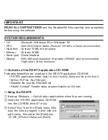 Предварительный просмотр 2 страницы Icom RS-R75 Software Manual