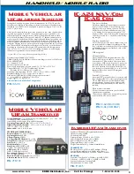 Предварительный просмотр 3 страницы Icom SPH Series Specification Sheet