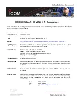 Icom Two-Way Radios Price List preview