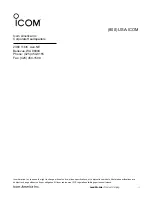 Preview for 5 page of Icom Two-Way Radios Price List