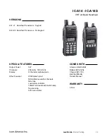 Preview for 109 page of Icom Two-Way Radios Price List