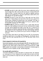 Preview for 3 page of Icom UHF IC-F60 Instruction Manual