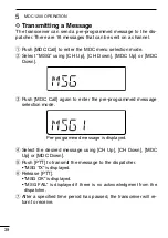 Preview for 48 page of Icom UHF IC-F60 Instruction Manual