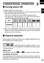 Preview for 19 page of Icom VHF IC-F50 Insrtuction Manual