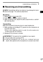 Preview for 21 page of Icom VHF IC-F50 Insrtuction Manual