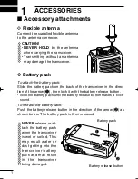 Предварительный просмотр 8 страницы Icom VHF IC-F50 Instruction Manual