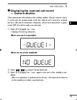 Предварительный просмотр 29 страницы Icom VHF IC-F50 Instruction Manual