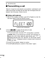 Preview for 30 page of Icom VHF IC-F50 Instruction Manual