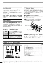 Preview for 2 page of Icom YPL 880 Instruction Manual