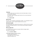 Preview for 8 page of iComfort IC0906 User Manual