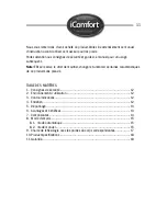 Предварительный просмотр 13 страницы iComfort IC0912 User Manual