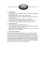 Preview for 5 page of iComfort IC0954 User Manual