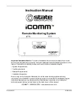 Preview for 1 page of iCOMM State Instruction Manual