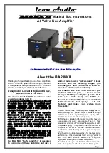 icon Audio BA2 MK II Instructions предпросмотр