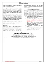 Preview for 9 page of icon Audio MB 805 SE Instruction Manual