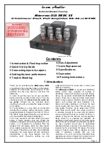 icon Audio Stereo 25 MK II Instruction Manual preview