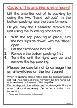 Preview for 10 page of icon Audio Stereo 300 MKII Instruction Manual And Users Manual