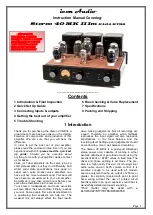 Preview for 1 page of icon Audio Stereo 40 MK IIIm Instruction Manual