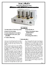 Предварительный просмотр 1 страницы icon Audio Stereo 40 MKII EL34 Instruction Manual