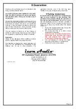 Preview for 8 page of icon Audio Stereo 40i Manual