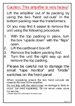 Preview for 10 page of icon Audio Stereo 60 MK IV Instruction Manual