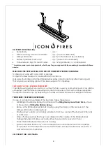 Preview for 4 page of ICON FIRES Slimline RD380 Manual