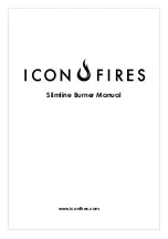 ICON FIRES Slimline SB1100C Manual preview