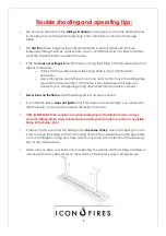 Preview for 3 page of ICON FIRES Slimline SB1100C Manual