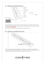 Предварительный просмотр 9 страницы ICON FIRES Slimline SB1100C Manual