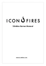 Preview for 1 page of ICON FIRES Slimline SB500C Manual